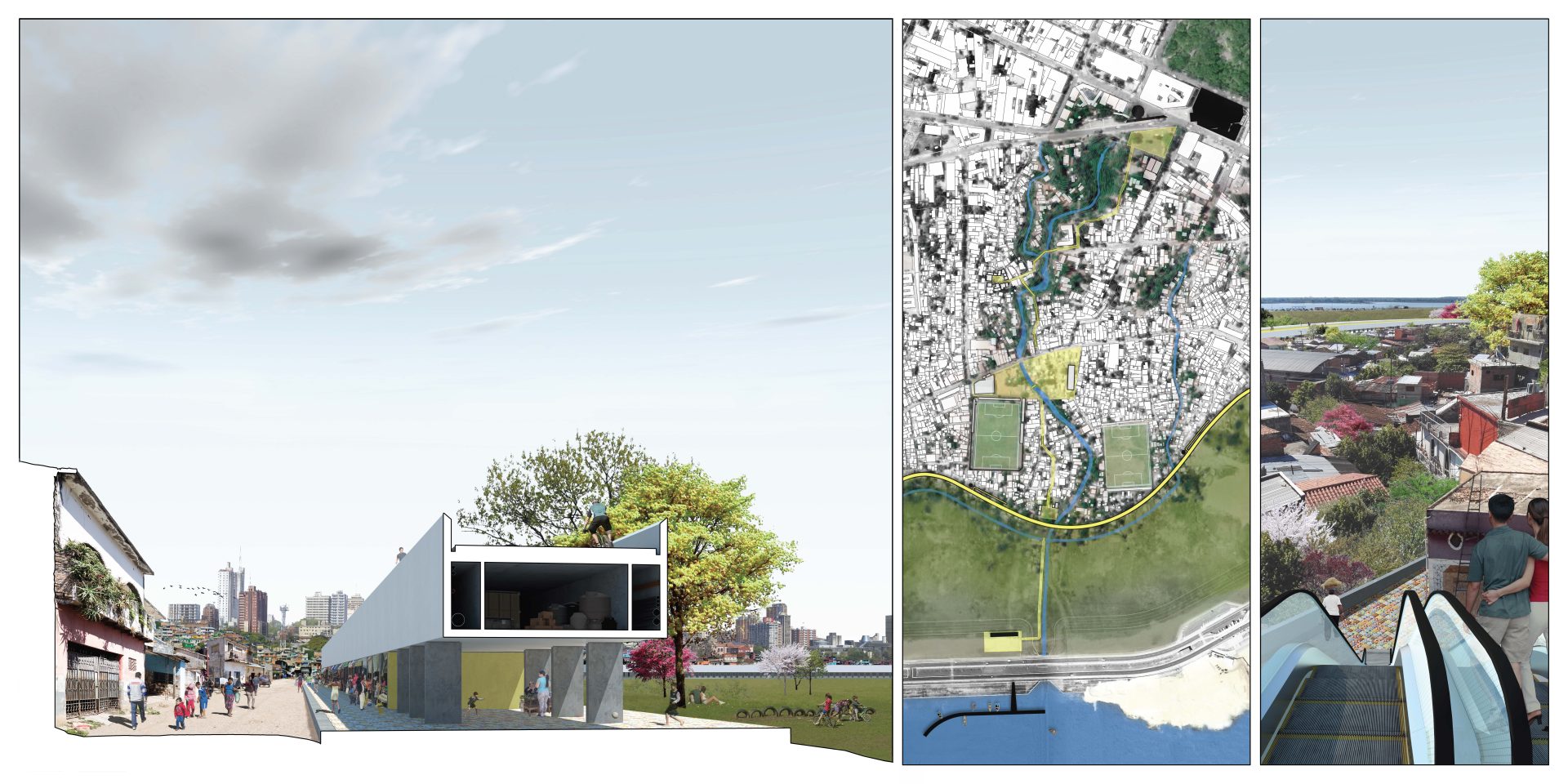 Ñemuha, Asunción : isthme, architecture et urbanisme