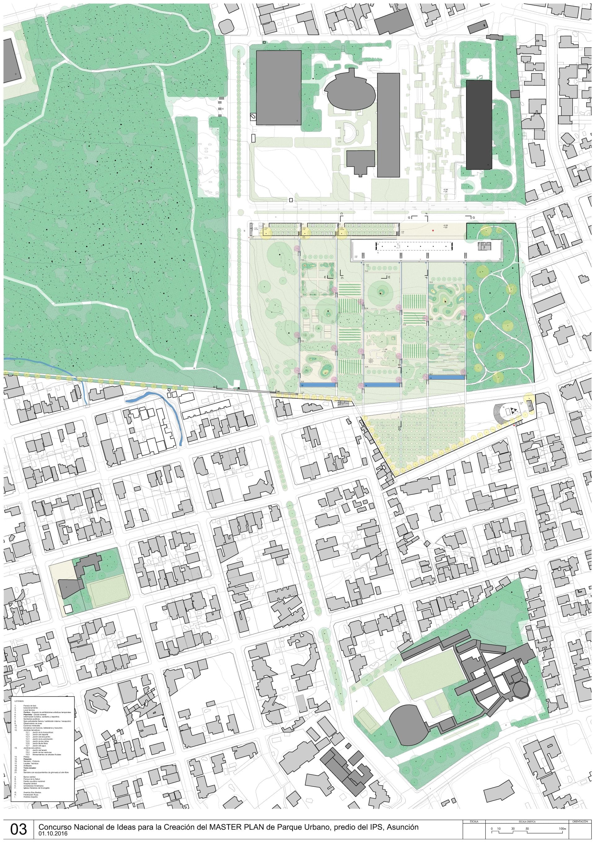 Parque Augusto Roa Bastos, Asunción : isthme, architecture et urbanisme